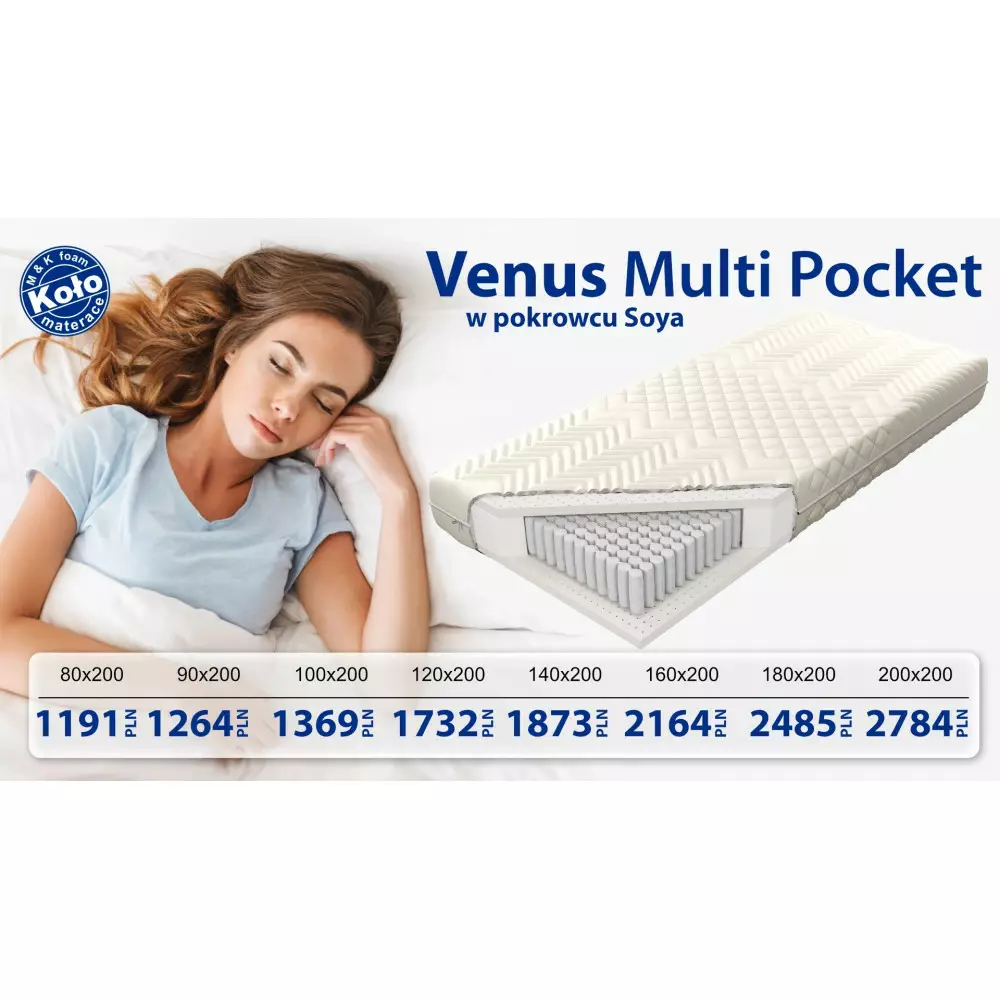Materac Venus Multi Pocket